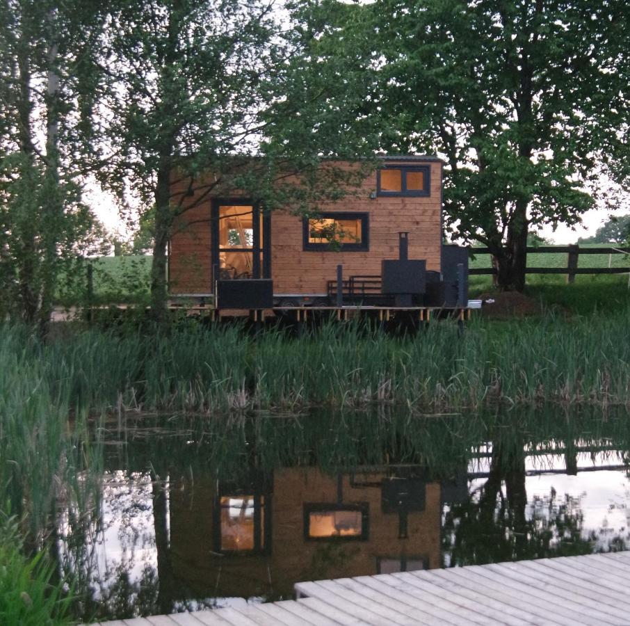 Tinyhousebeidresden 1 - Direkt Am Naturteich - Naehe Saechsische Schweiz, Dresden Grossharthau Exterior foto